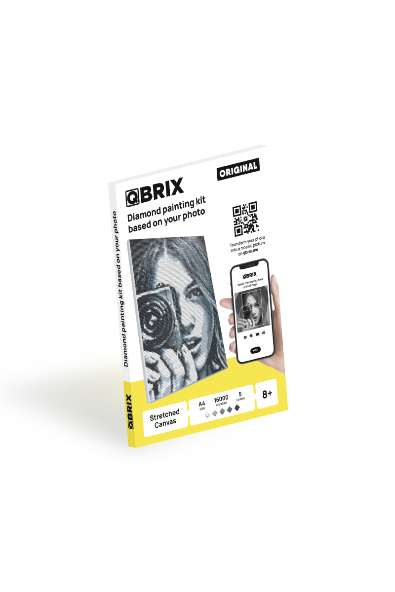 Qbrix – Qbrix Diamant-Fotomosaik Original | 3D Holzpuzzle