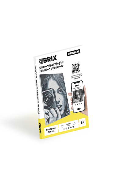 Qbrix – Qbrix Diamant-Fotomosaik Original | 3D Holzpuzzle