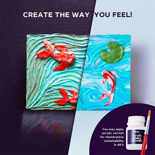DIY 3D Malerei kreatives Set ”Koi-Karpfen”  30*40 сm