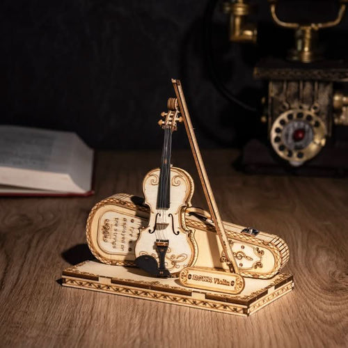 Robotime – Violine | 3D Holzpuzzle