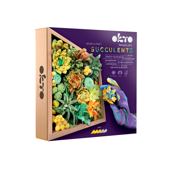 OKTO – Sukkulenten Energie | 3D Holzpuzzle