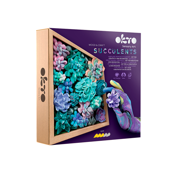 OKTO – Sukkulenten Zärtlichkeit | 3D Holzpuzzle