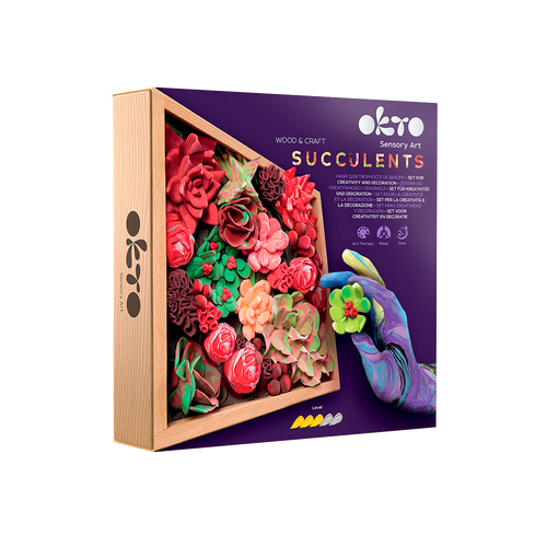 OKTO – Sukkulenten Leidenschaft | 3D Holzpuzzle