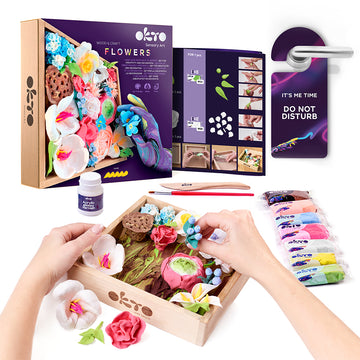 Wood&Craft DIY Blumen TM OKTO 21*21 cm Romantik