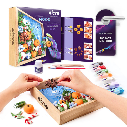 Wood&Craft DIY Mood TM OKTO 21*21 cm Freude
