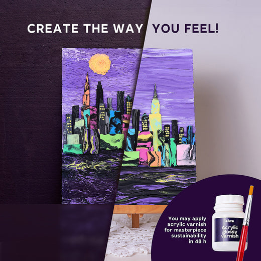 DIY 3D Malerei TM OKTO 30*40 cm #Skyline, New York
