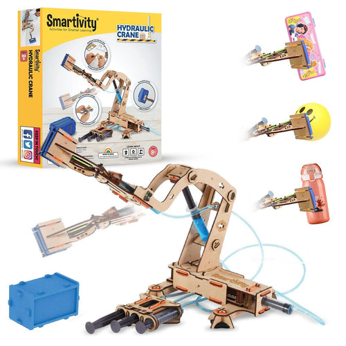 Smartivity – Hydraulischer Kran | 3D Holzpuzzle