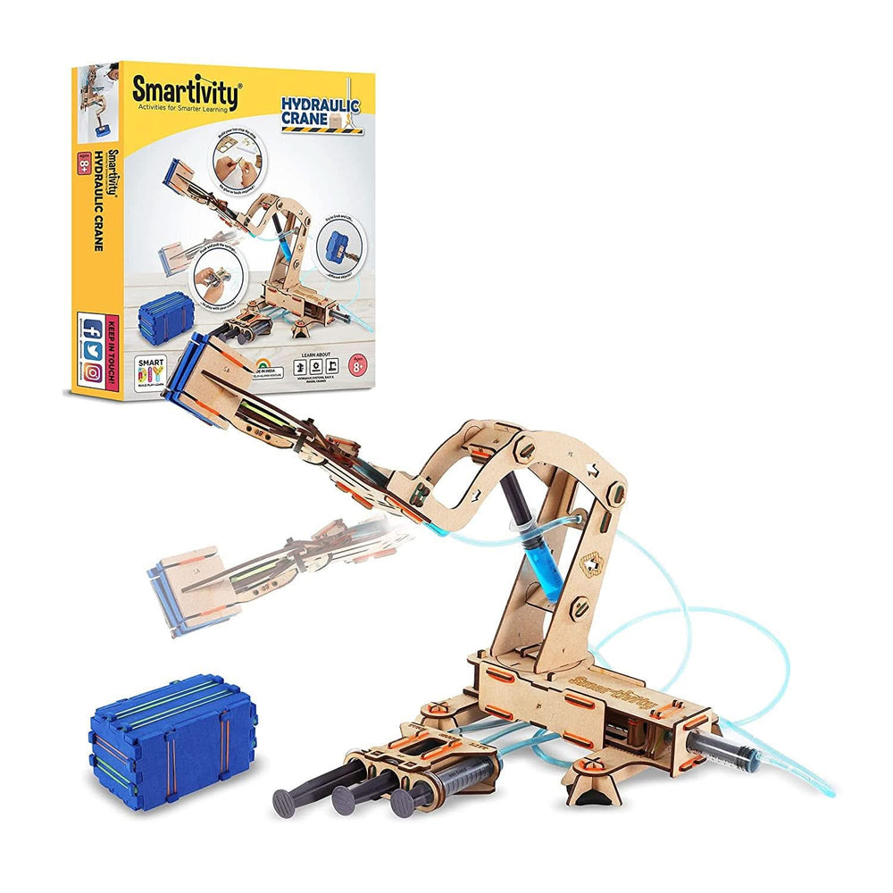 Smartivity – Hydraulischer Kran | 3D Holzpuzzle