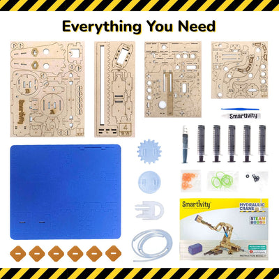 Smartivity – Hydraulischer Kran | 3D Holzpuzzle