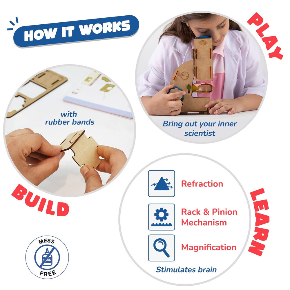 Smartivity – Mikroskop | 3D Holzpuzzle