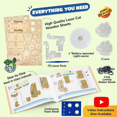 Smartivity – Mikroskop | 3D Holzpuzzle