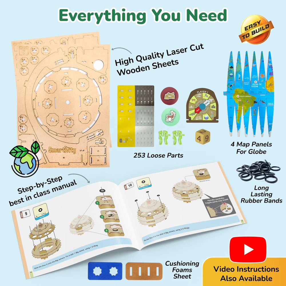 Smartivity – Globetrotter | 3D Holzpuzzle
