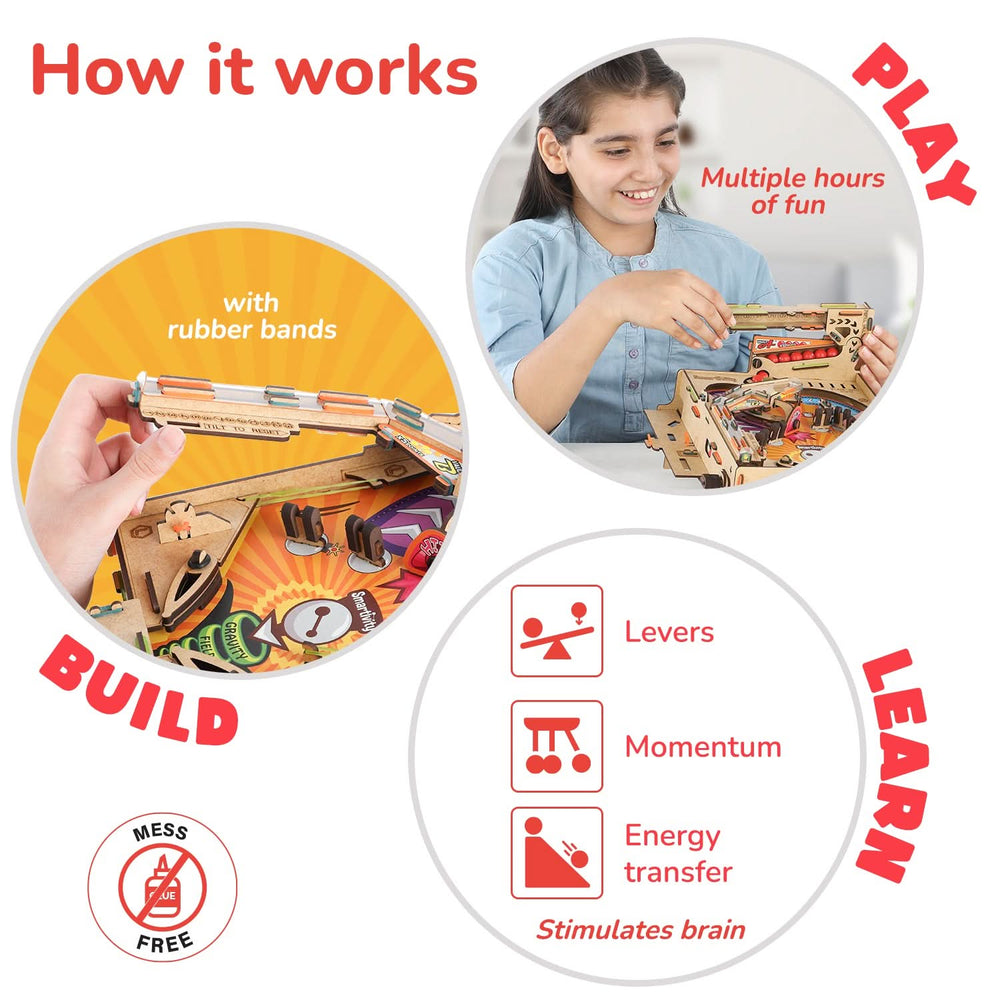 Smartivity – Pinball Maschine | 3D Holzpuzzle