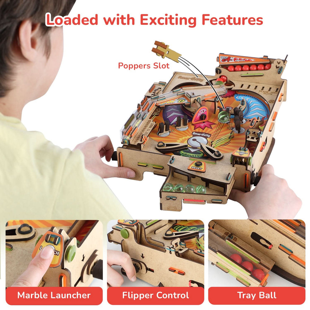 Smartivity – Pinball Maschine | 3D Holzpuzzle