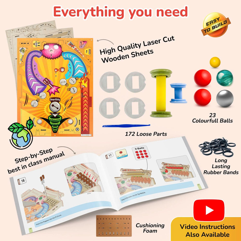 Smartivity – Pinball Maschine | 3D Holzpuzzle