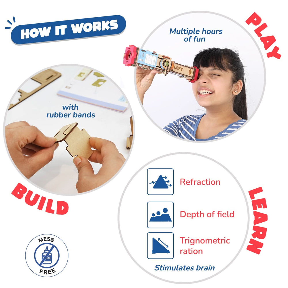 Smartivity – Teleskop | 3D Holzpuzzle