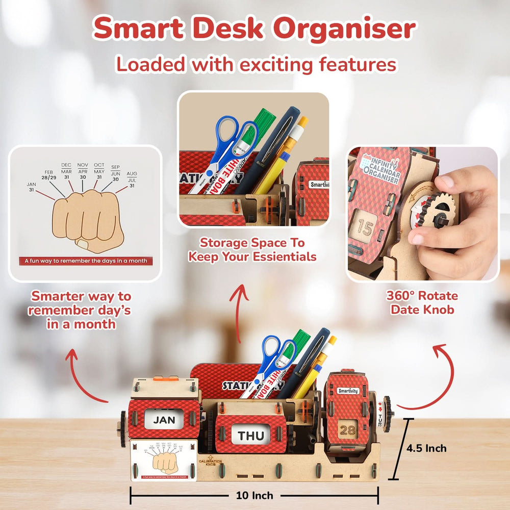 Smartivity – Unendlicher Kalender-Organizer | 3D Holzpuzzle