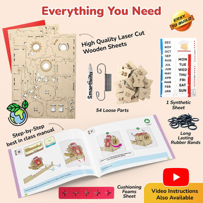 Smartivity – Unendlicher Kalender-Organizer | 3D Holzpuzzle