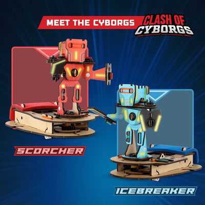 Smartivity – Steam Warriors: Kampf Der Cyborgs | 3D Holzpuzzle