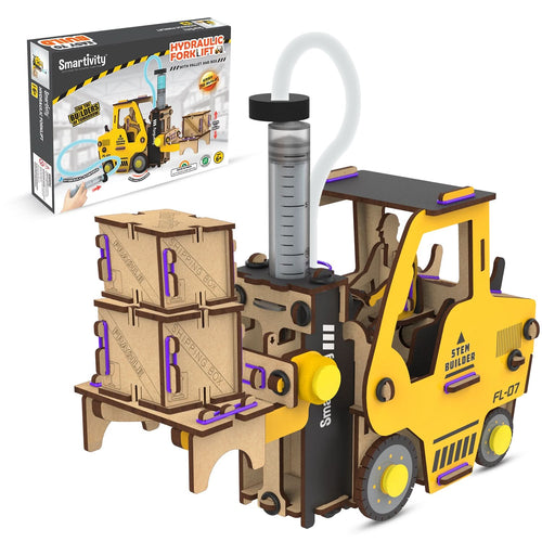 Smartivity – Hydraulischer Gabelstapler | 3D Holzpuzzle