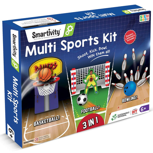 Smartivity – Multisport-Kit | 3D Holzpuzzle
