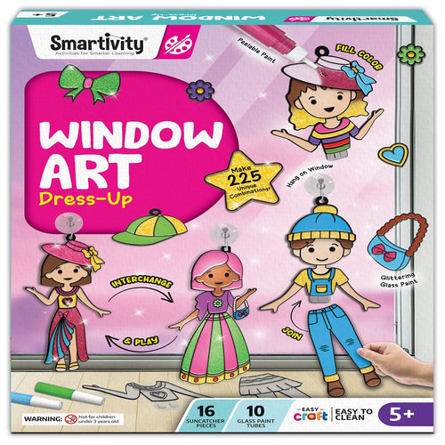 Smartivity – Fensterkunst-Outfit | 3D Holzpuzzle