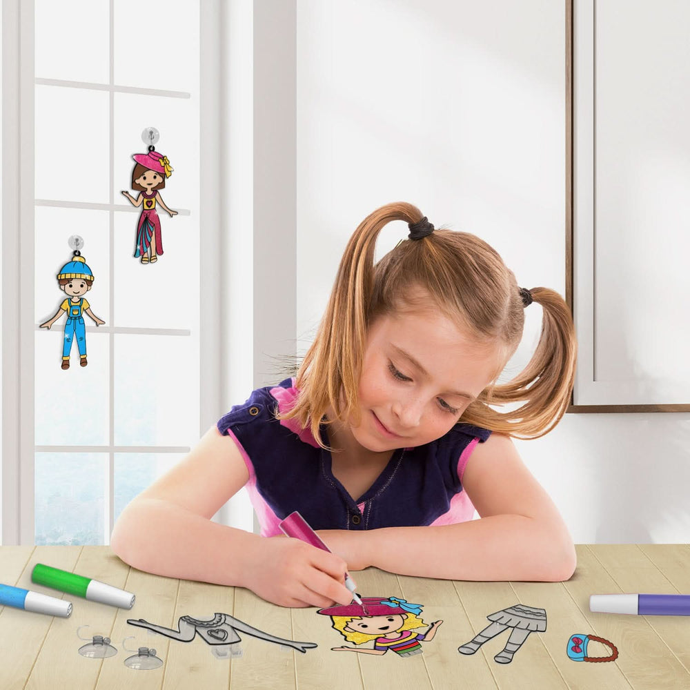 Smartivity – Fensterkunst-Outfit | 3D Holzpuzzle
