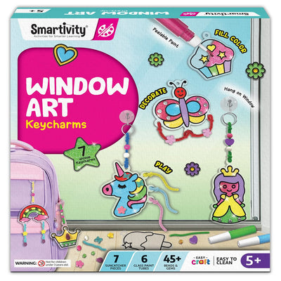 Smartivity – Fensterkunst Schlüsselanhänger | 3D Holzpuzzle