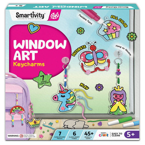 Smartivity – Fensterkunst Schlüsselanhänger | 3D Holzpuzzle