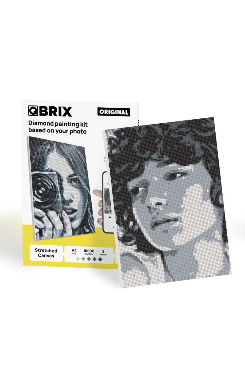 Qbrix – Qbrix Diamant-Fotomosaik Original | 3D Holzpuzzle
