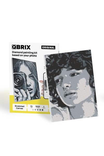 Qbrix – Qbrix Diamant-Fotomosaik Original | 3D Holzpuzzle