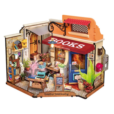 Robotime – Buchladen An Der Ecke | 3D Holzpuzzle