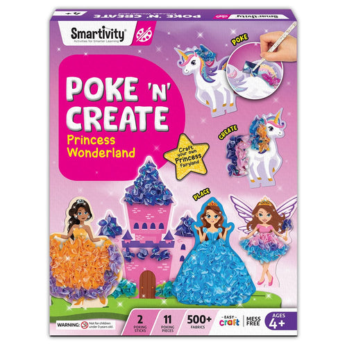 Smartivity – Poke 'N' Create - Prinzessinnen-Märchenwelt | 3D Holzpuzzle