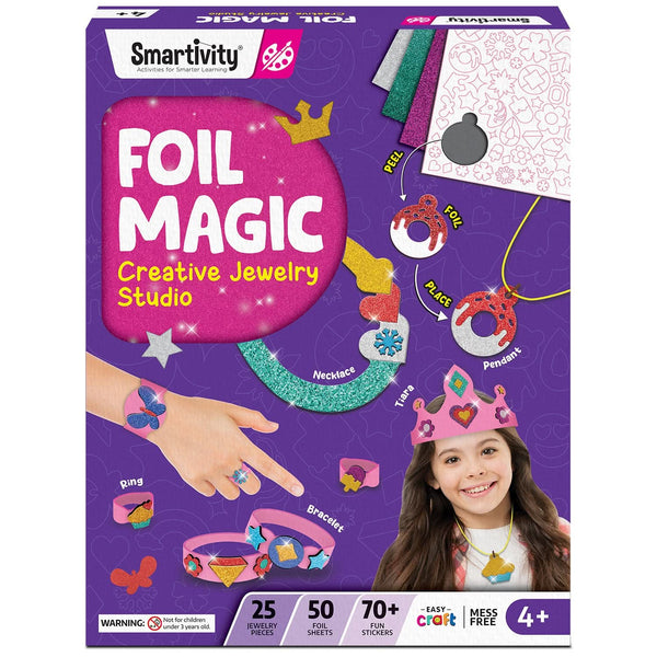 Smartivity – Folienmagie - Kreatives Schmuckstudio | 3D Holzpuzzle