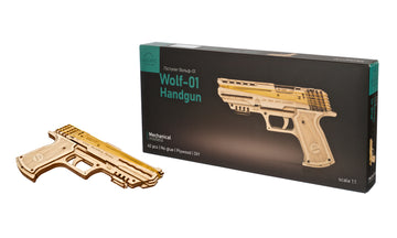 Wolf-01 HANDFEUERWAFFE Gummiband-Pistole