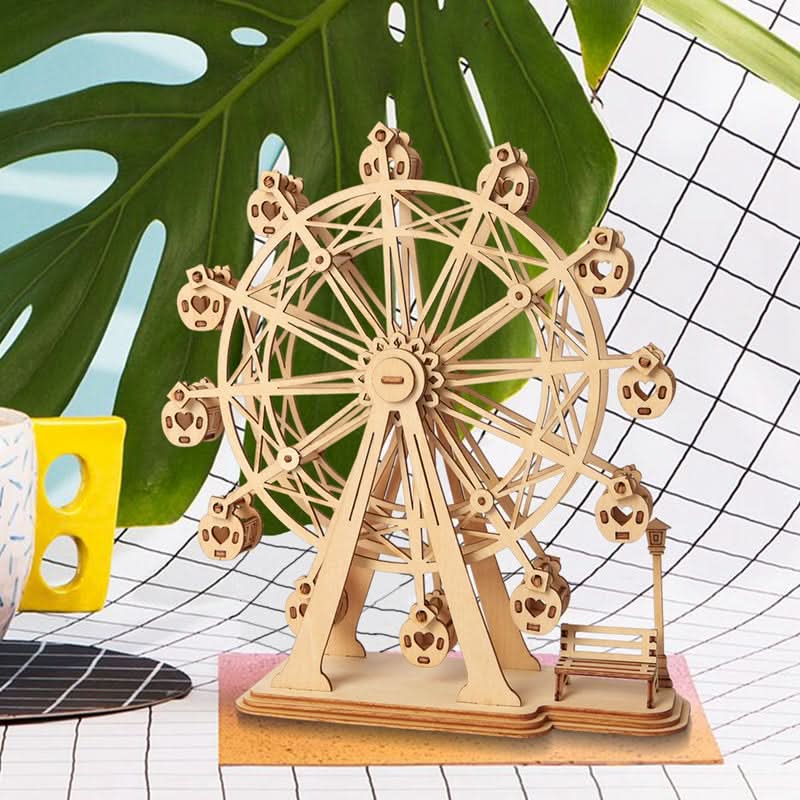 Robotime – Riesenrad | 3D Holzpuzzle