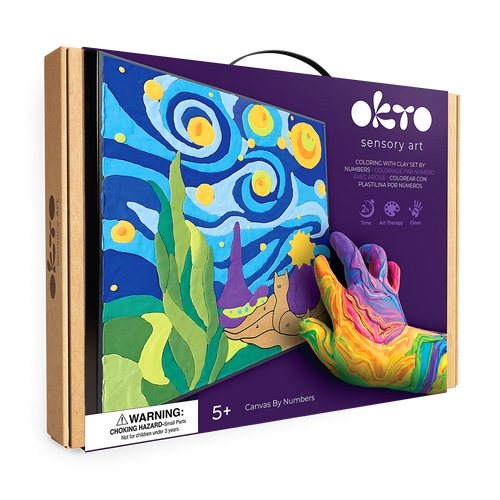 OKTO – Der Kleine Prinz Nacht Knetset Zum Ausmalen 29*29 Cm | 3D Holzpuzzle