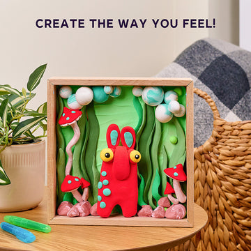 Wood&Craft DIY "Little Worlds" TM OKTO 21*21 cm Mama-Troll