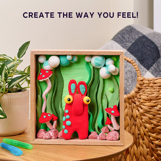 Wood&Craft DIY "Little Worlds" TM OKTO 21*21 cm Mama-Troll