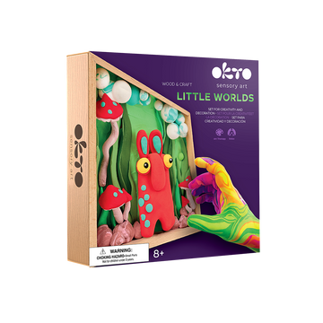 Wood&Craft DIY "Little Worlds" TM OKTO 21*21 cm Mama-Troll
