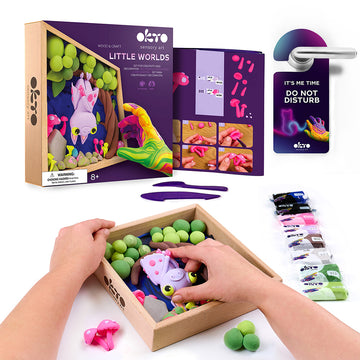 Wood&Craft DIY "Little Worlds" TM OKTO 21*21 cm Mama-Troll