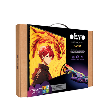 DIY 3D-Malerei 'MANGA' 30*40 cm Feuer