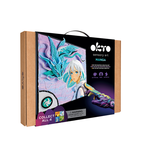 OKTO – Diy 3D-Malerei 'Manga' 30*40 Cm Luft | 3D Holzpuzzle