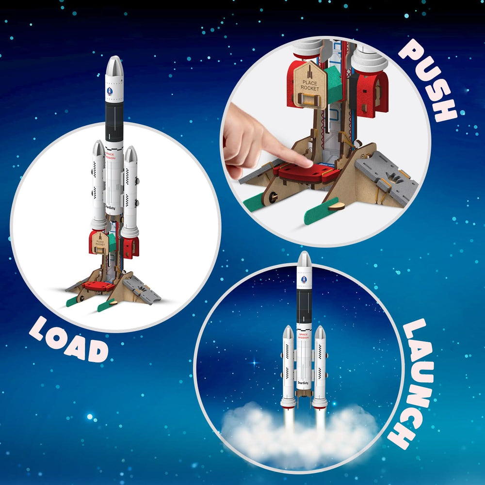 Smartivity – Raketenstarter | 3D Holzpuzzle