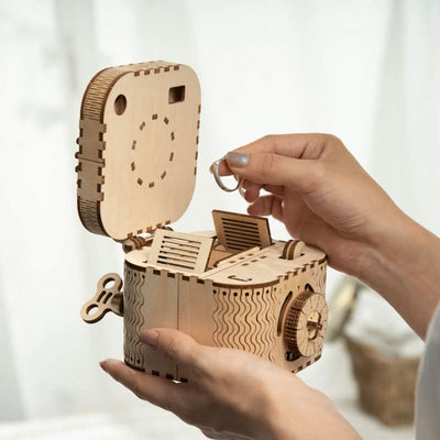 Robotime – Schatztruhe | 3D Holzpuzzle