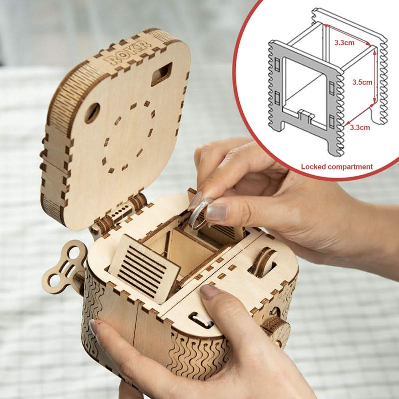 Robotime – Schatztruhe | 3D Holzpuzzle