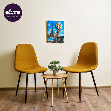 3D Modellier- und Malset 'Grüße aus Paris' TM OKTO & Ideyka 30*40 cm