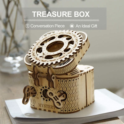 Robotime – Schatztruhe | 3D Holzpuzzle