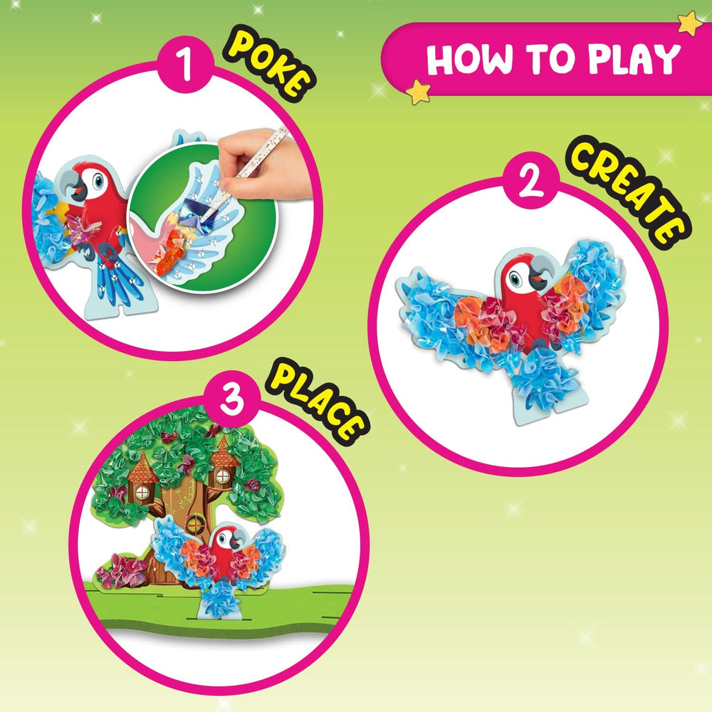 Smartivity – Poke 'N' Create - Dschungel-Tierreich | 3D Holzpuzzle