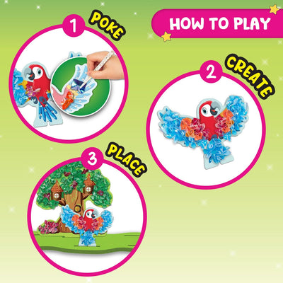 Smartivity – Poke 'N' Create - Dschungel-Tierreich | 3D Holzpuzzle